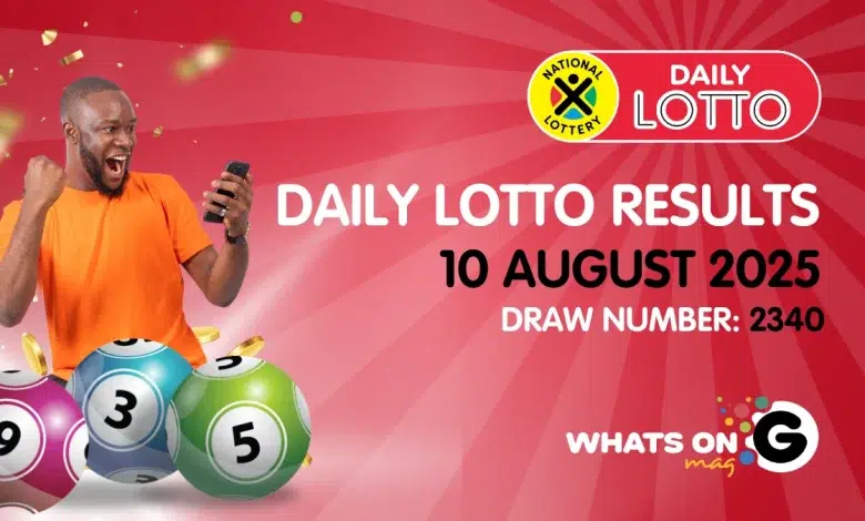 Ithuba Daily Lotto Results for 10/08/2025