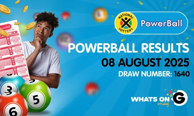 Ithuba Powerball Results For 08/08/2025