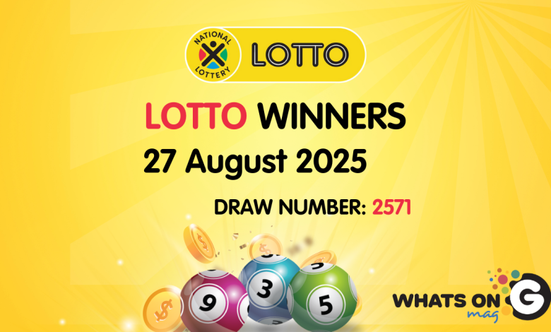 LOTTO RESULTS: Congratulations to the Lotto Winners for 27/08/2025