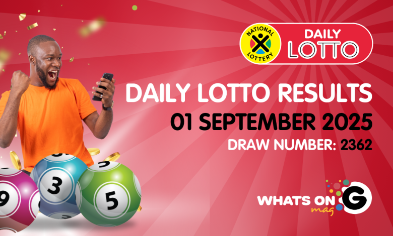 Ithuba Daily Lotto Results for 01/09/2025