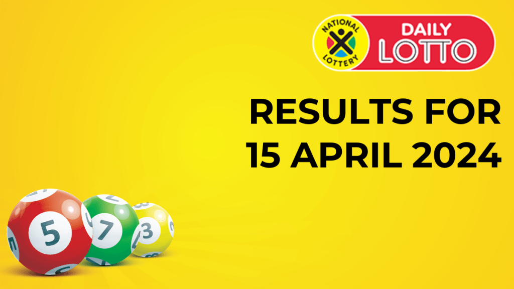 daily lotto results for 15 april