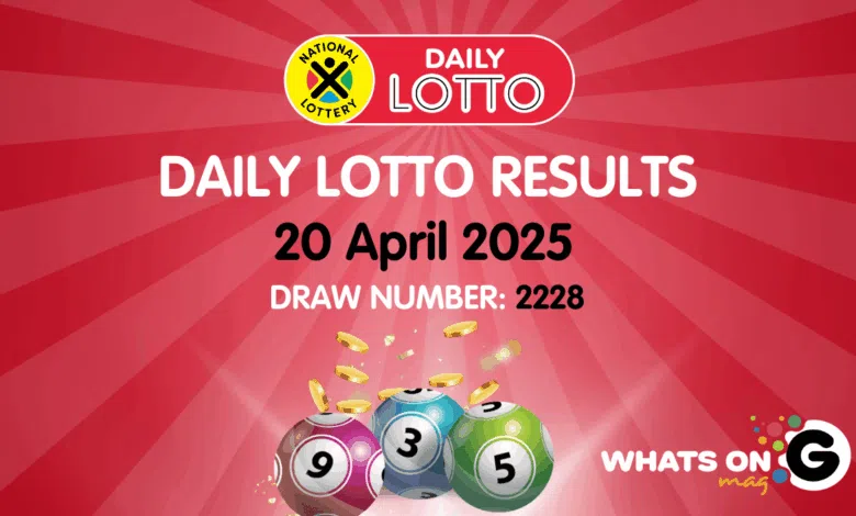Daily lotto results