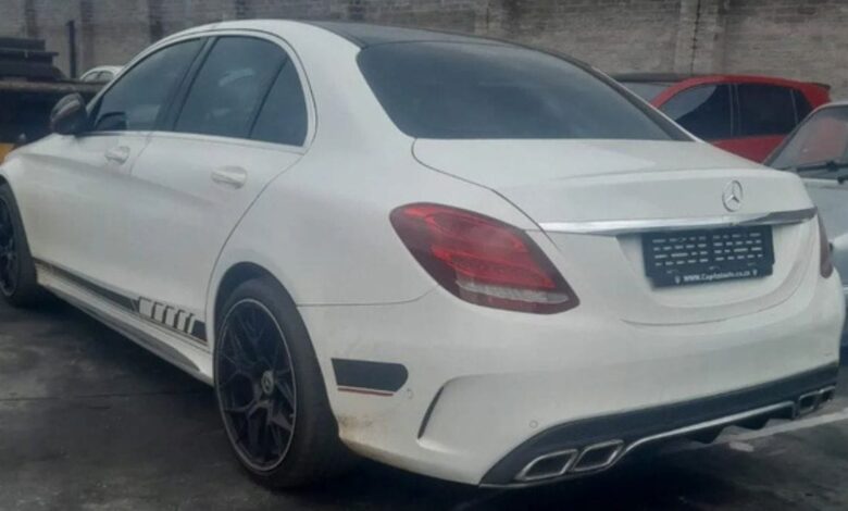 Gauteng Traffic Police Recover Hijacked Mercedes Benz C200 in Crystal Park, Ekurhuleni
