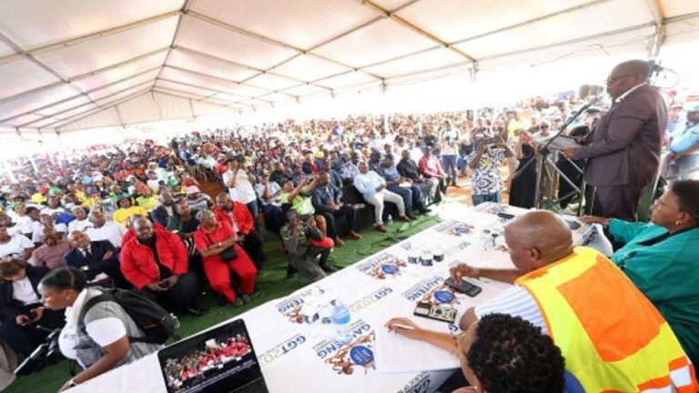 Government Tackles Service Delivery Challenges at Marry Me Informal Settlement