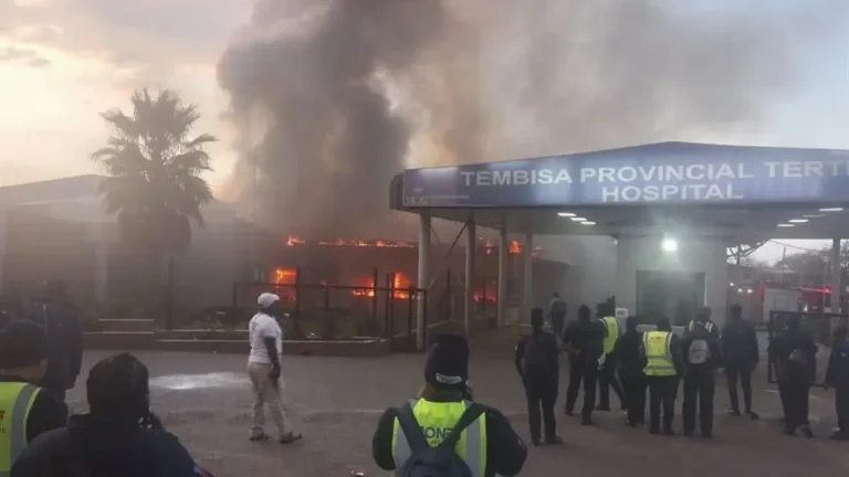 Another Fire Hits Tembisa Hospital: Gauteng Health Scrambles to Contain Crisis