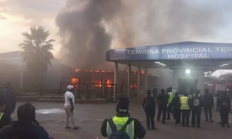 Another Fire Hits Tembisa Hospital: Gauteng Health Scrambles to Contain Crisis