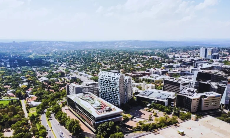 Cityscape of Sandton