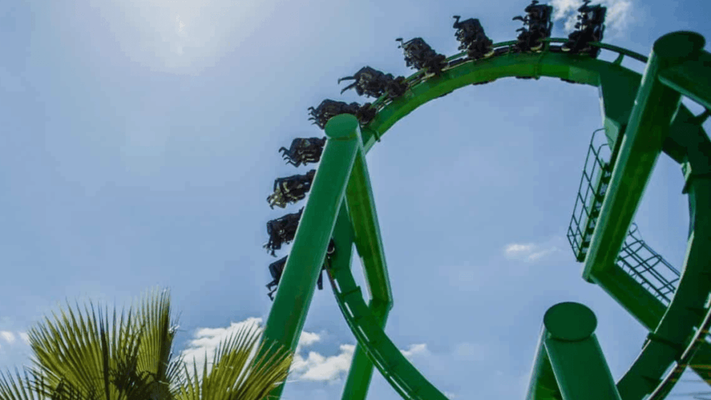 Fun/Entertainment Attraction - Anaconda rollercoaster at Gold Reef City
