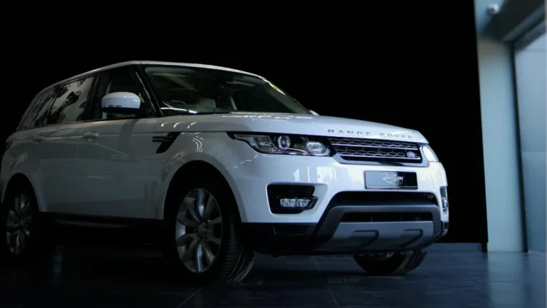 Range Rover Car on Display