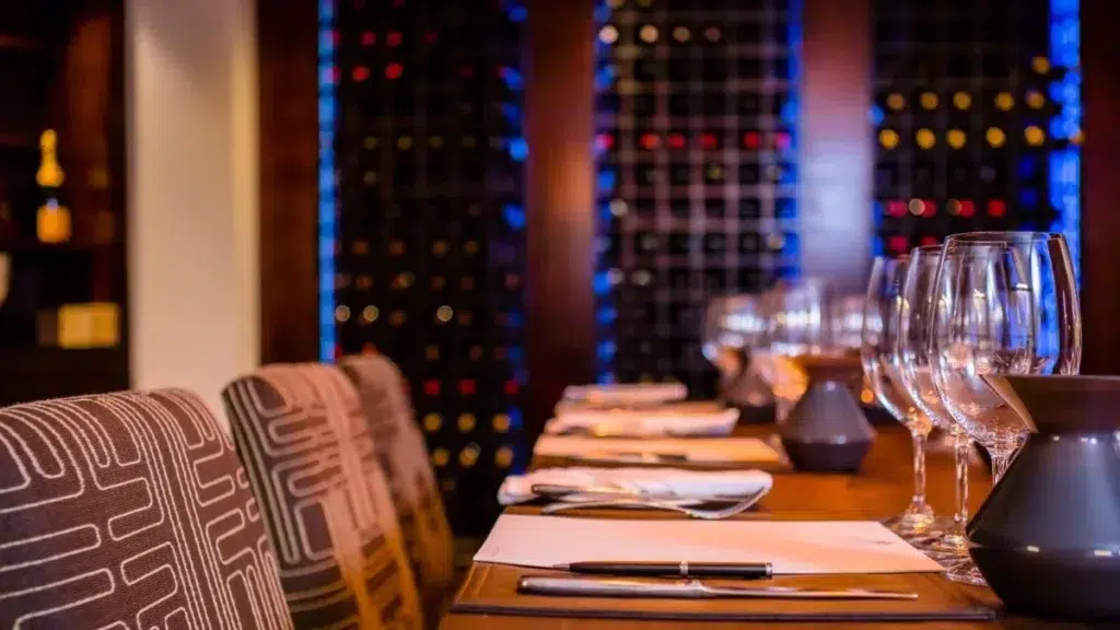 Saxon Hotel’s wine bar