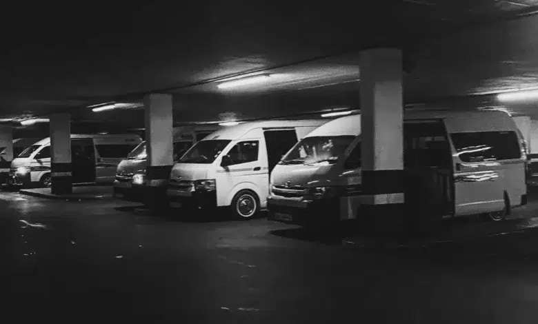 Public Transport - Taxis in a Taxi Rank - Private Taxis