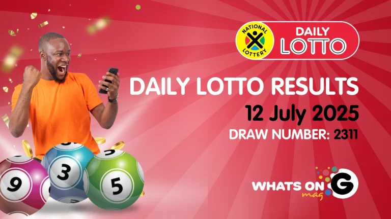 Ithuba Daily Lotto Results for 12/07/2025