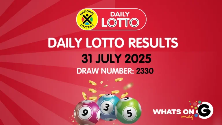 Ithuba Daily Lotto Results for 31/07/2025