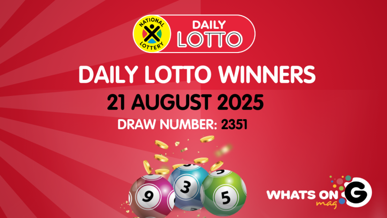 Congratulations to the Daily Lotto Winners for 21/08/2025