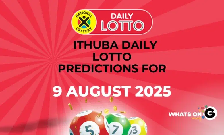 Ithuba Daily Lotto Predictions for 09/08/2025