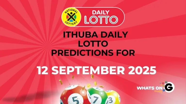 Ithuba Daily Lotto Predictions for 12/09/2025