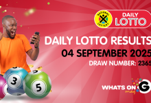 Ithuba Daily Lotto Results for 04/09/2025