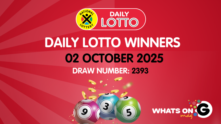 Congratulations to the Daily Lotto Winners for 02 October 2025